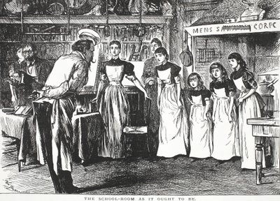 The School-room as It Ought to Be by John Leech